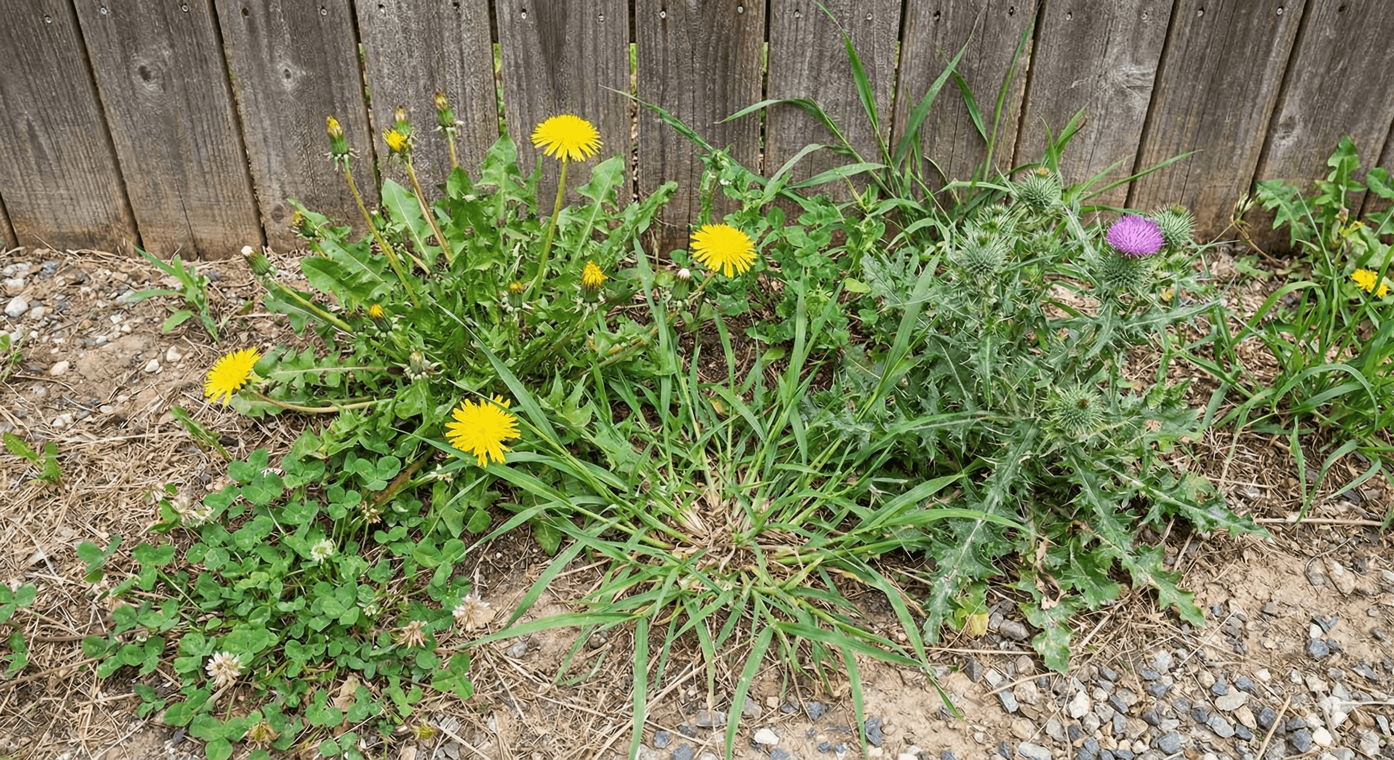 Weeds and other unwanted grasses